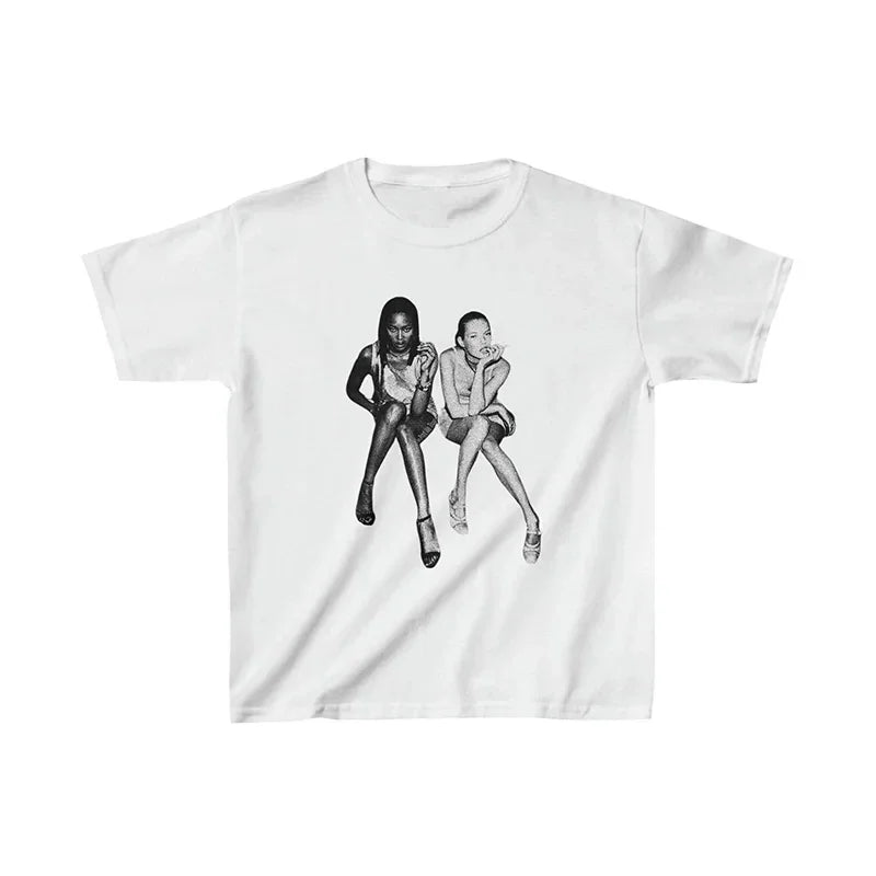 Y2K Harajuku Punk Graphic Tee
