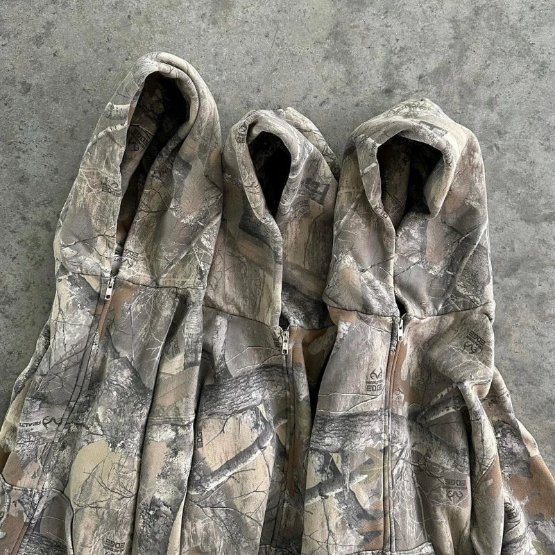 Camo Zip Hoodie