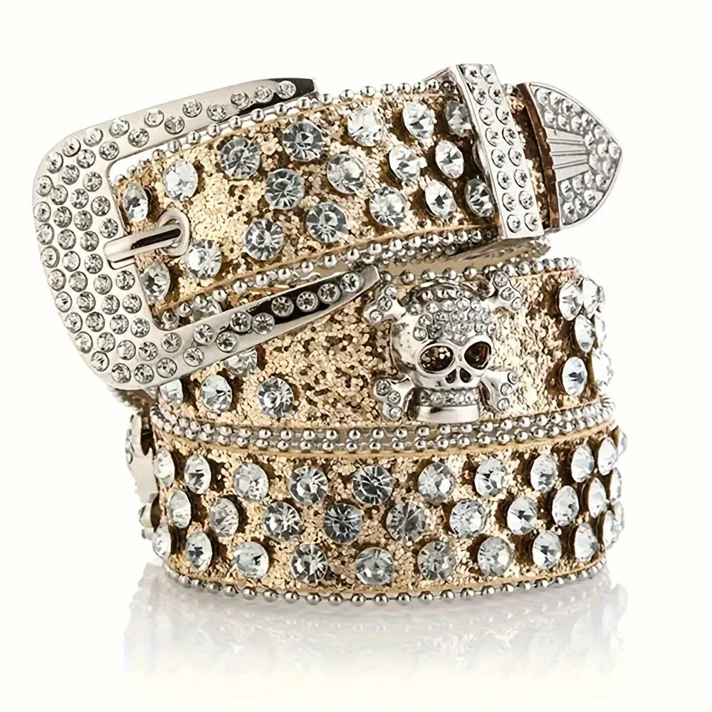 Gold Rhinestone Belt