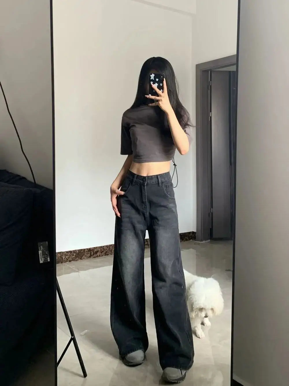 Loose Straight Jeans