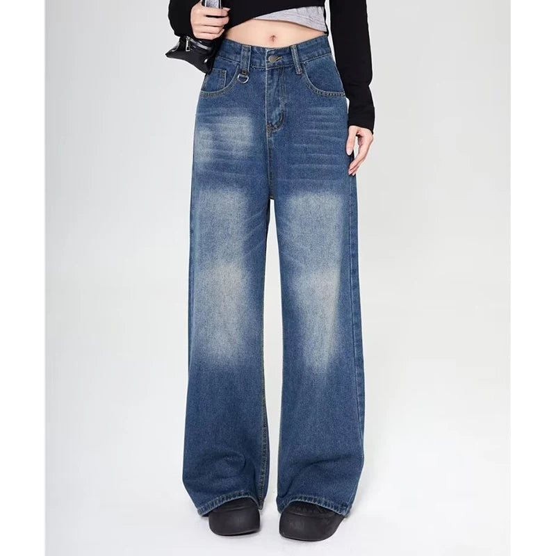 Vintage Denim Jeans (Blue)
