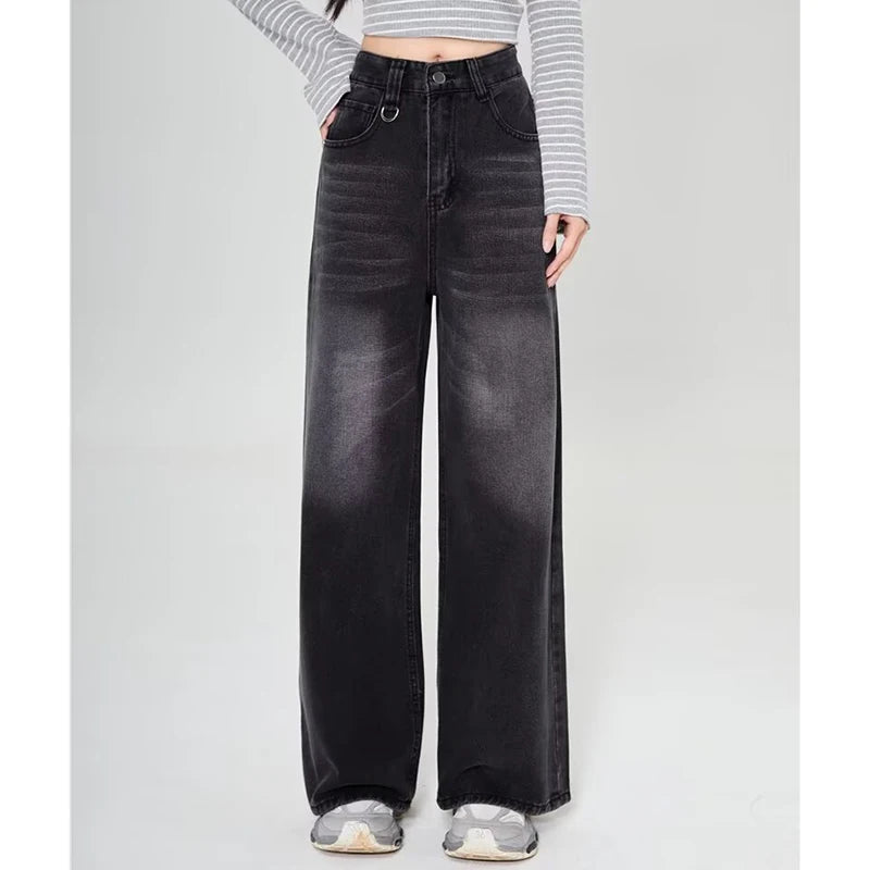 Vintage Denim Jeans (Black)