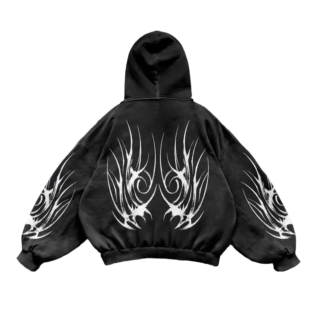 Blaze Zip-up Hoodie (Dark-Grey)