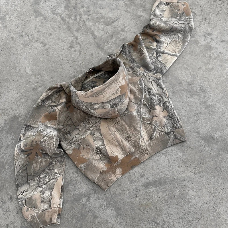 Camo Zip Hoodie