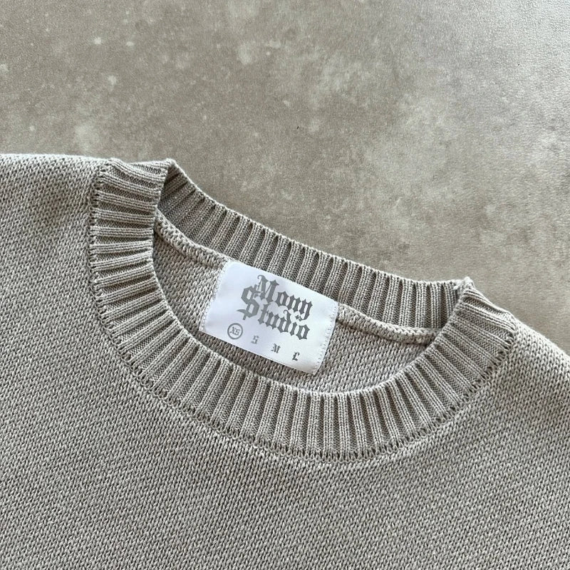 Retro Grey Sweater