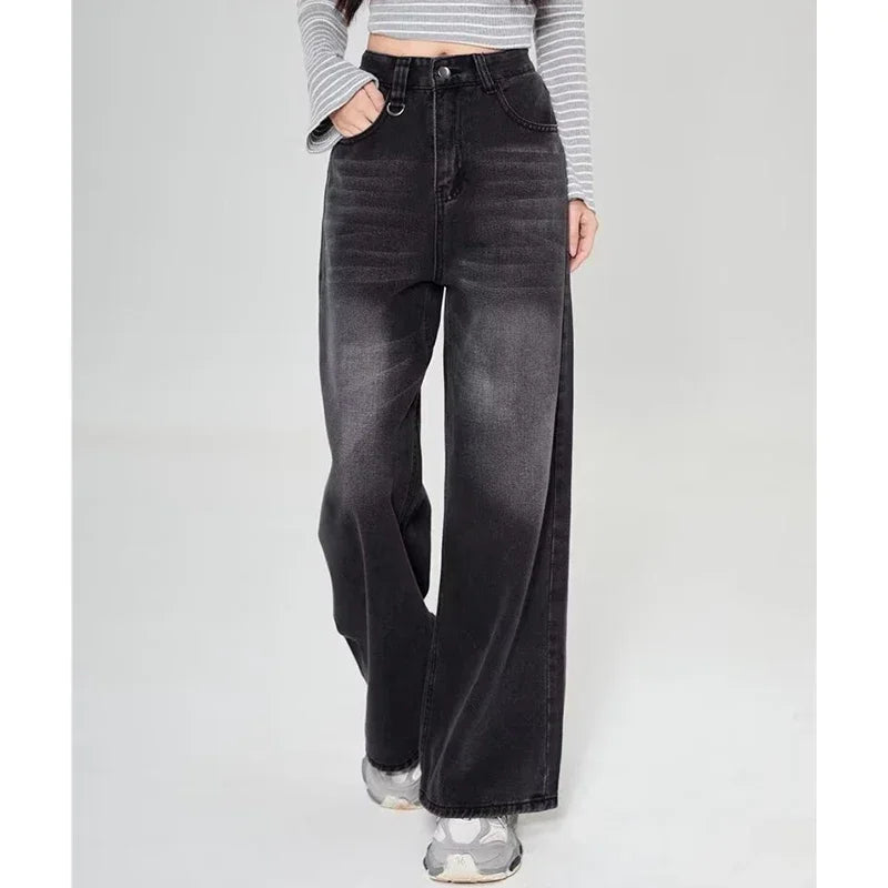 Vintage Denim Jeans (Black)