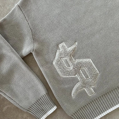 Retro Grey Sweater