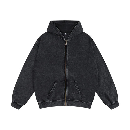 Washed Black Hoodie