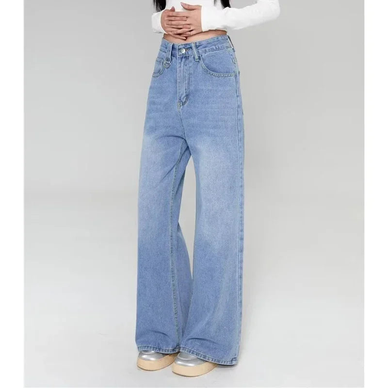 Vintage Denim Jeans (Light-Blue)