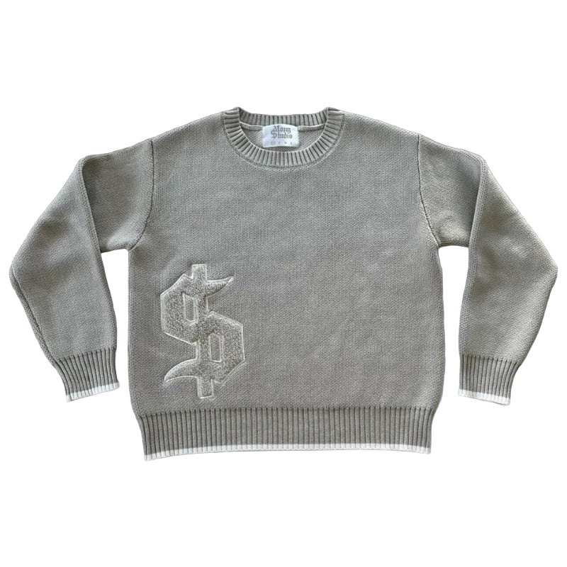 Retro Grey Sweater