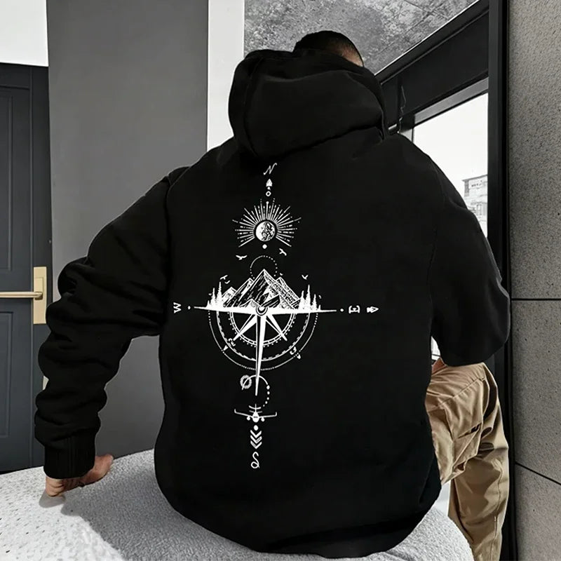 Vintage Compass Hoodie
