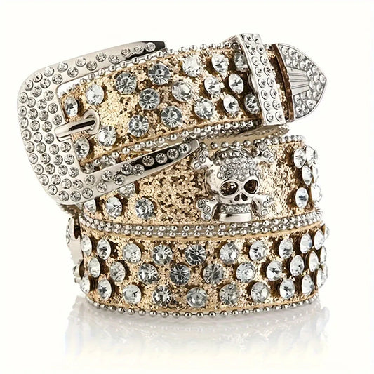 Gold Rhinestone Belt