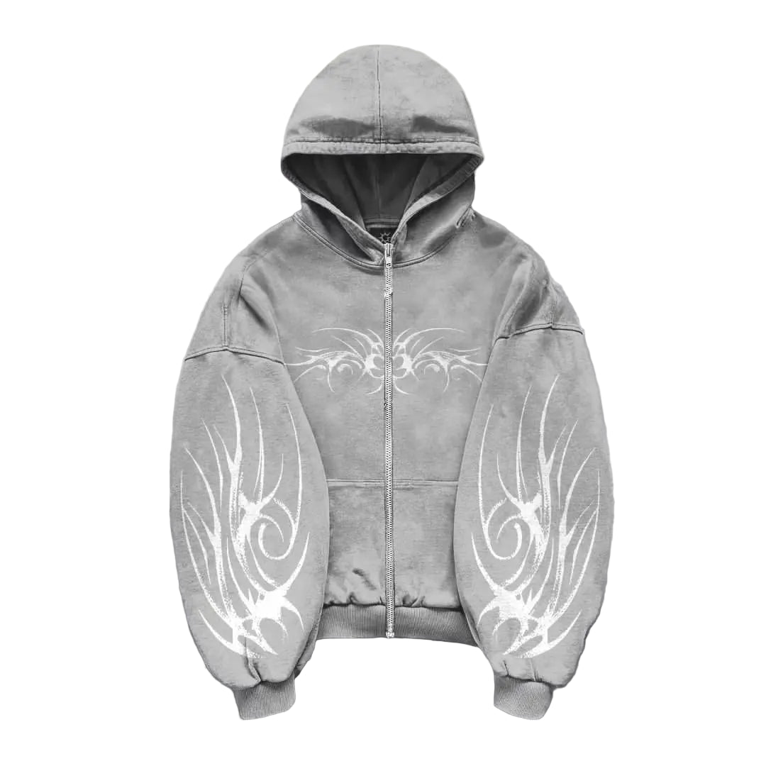 Blaze Zip-up Hoodie (Gray)