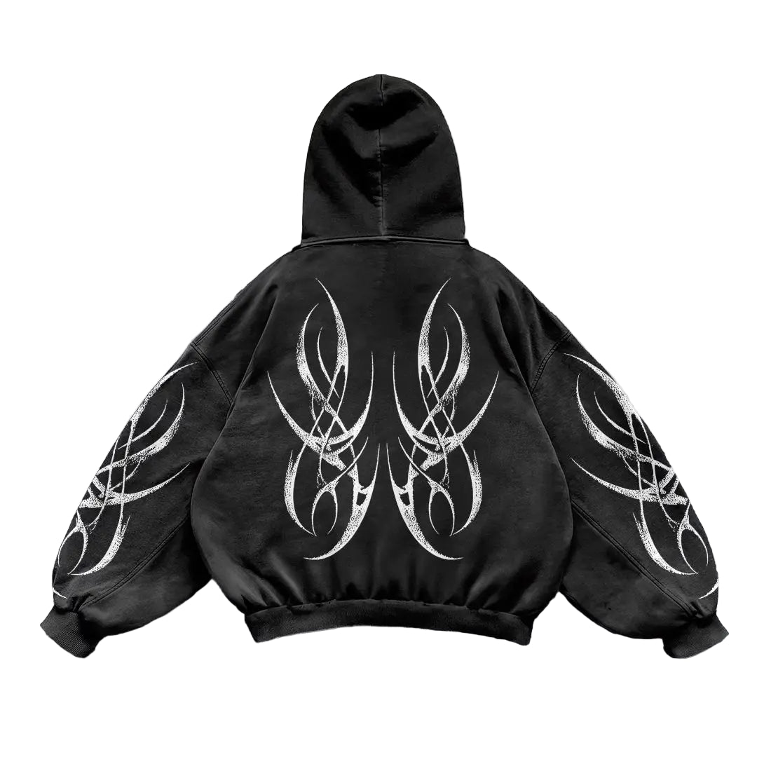 Blaze Zip-up hoodie (Black Varient)