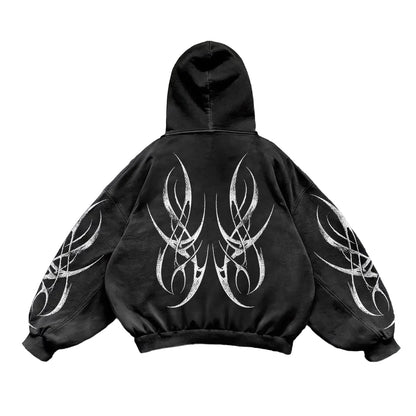 Blaze Zip-up hoodie (Black Varient)