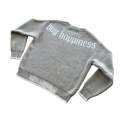 Retro Grey Sweater