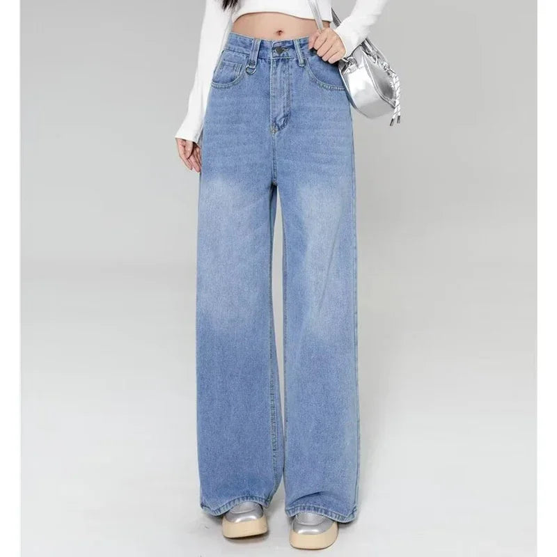Vintage Denim Jeans (Light-Blue)