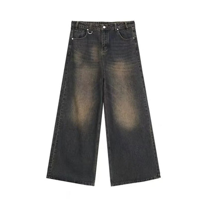 Vintage Denim Jeans (Dark-Blue)
