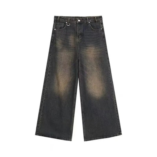 Vintage Denim Jeans (Dark-Blue)