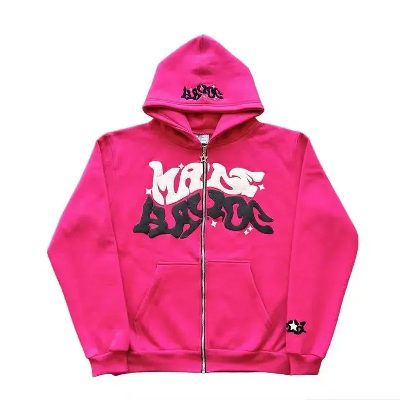 Made havoc Hoddie (Pink)