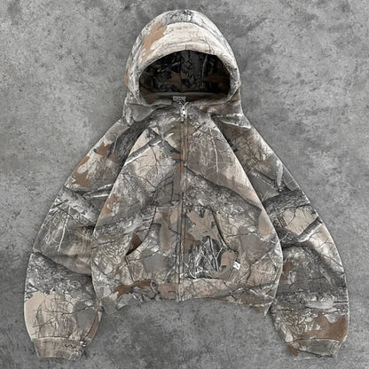 Camo Zip Hoodie